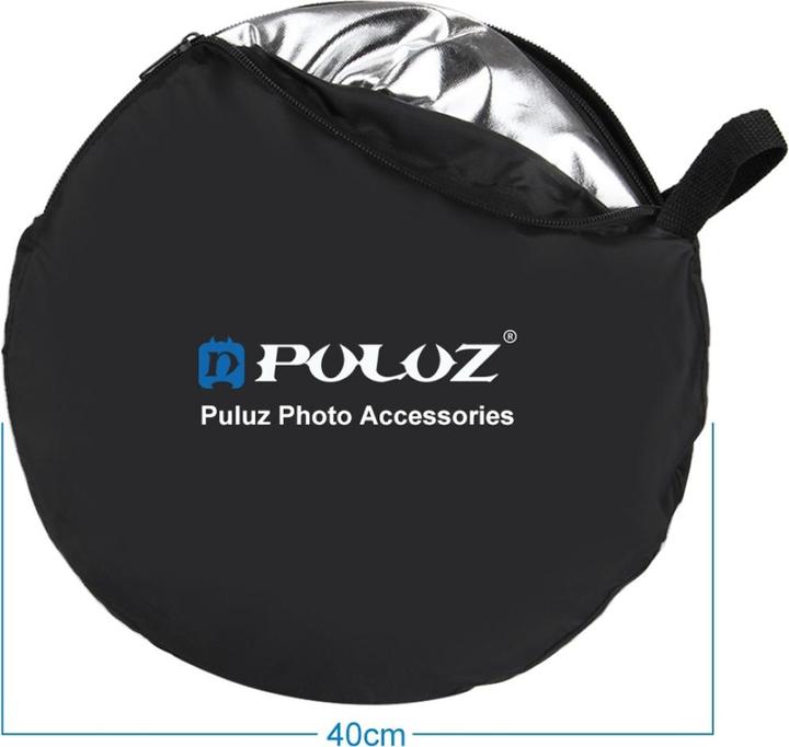 Image du produit Puluz Réflecteur pliable Système 5 en 1 (Réflecteur rabattable, 110 cm)