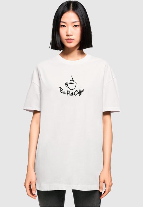 Produktbild Merchcode Ladies But First Coffee Oversized Boyfriend Tee - 118399 (L)