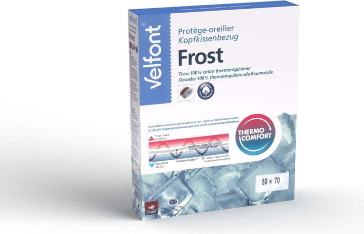 Image du produit Velfont Taie d'oreiller Frost 65 x 65 cm, Blanc (Taie d'oreiller, 65 x 65 cm)