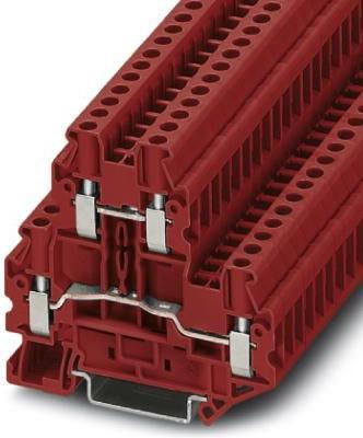 Phoenix Morsettiera passante per contatti UTTB 4 RD rosso 50 pz (3046786)