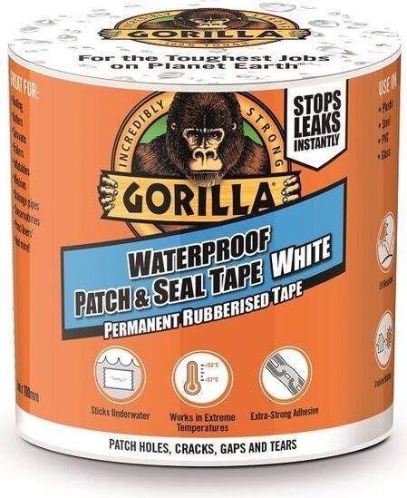 Gorilla Course Patch & Seal 3m, Blanc (100 mm)