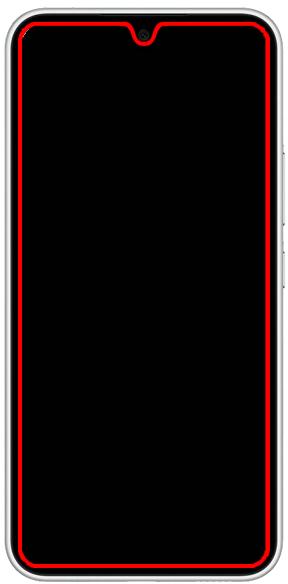 Actual product image Mobilize Glass (1 Piece, Samsung Galaxy A54 5G)