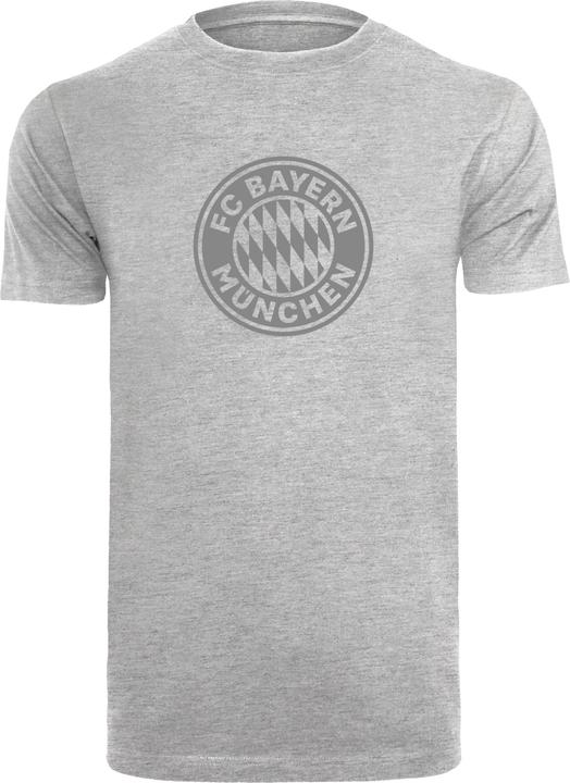 Actual product image FC Bayern München FC Bayern Tonal Logo for grey colours T-Shirt Round Neck - 117957 (L)