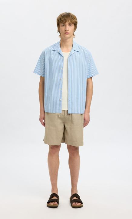 Image du produit Selected Homme Loose Fit Shorts aus Leinengemisch (XL)