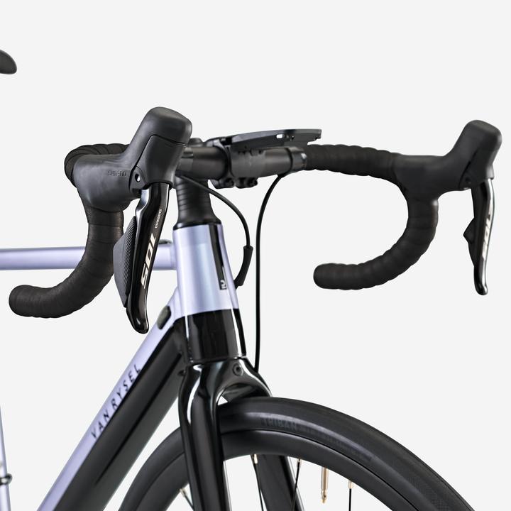 Actual product image Van rysel E-bike road bike E-EDR AF Shimano 105 Di2 2×12S purple