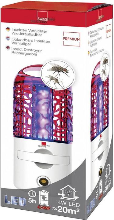 Actual product image Swissinno Mobile Insekten-Falle 4 Watt LED wiederaufladbar