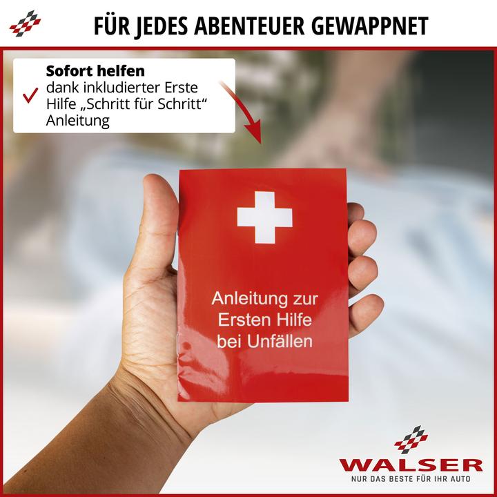 Produktbild Walser KFZ Verbandskasten schwarz nach DIN 13164