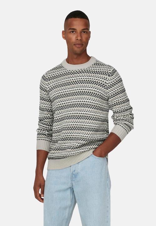 Produktbild Only & Sons ONSMUSA REG 3 STRUC CREW KNIT Strickpullover (M)