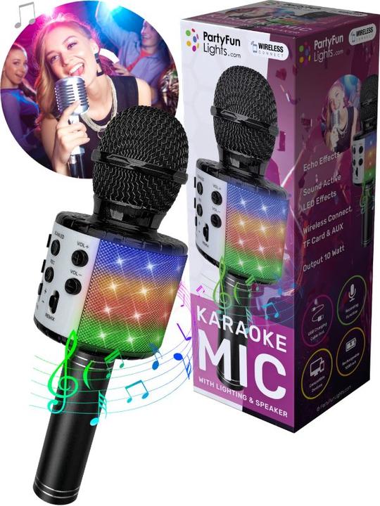 Image du produit PartyFun Lights Party Fun Lights - Karaoke microphone with speaker - (605600)