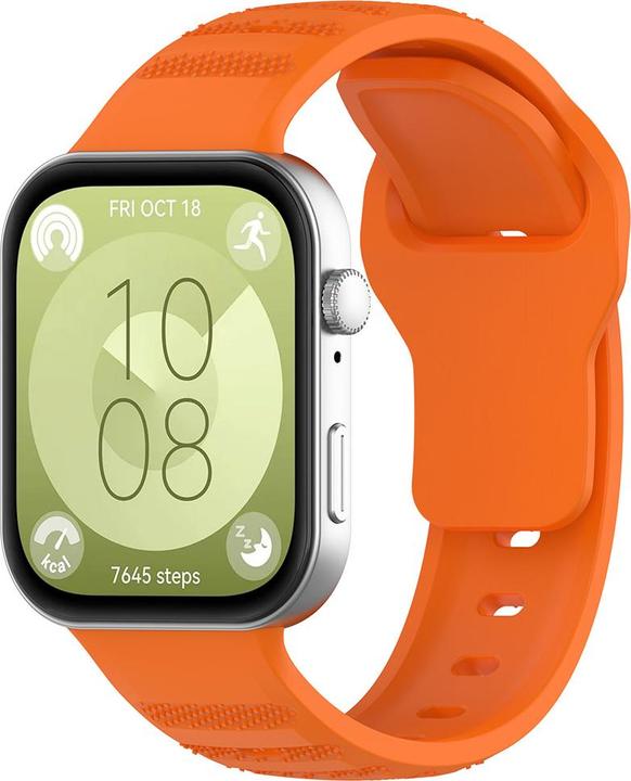 Image du produit Techsuit - Watchband (W050) - Huawei Watch Fit 3 - Orange (Silicone)