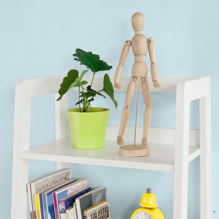 Image du produit SoBuy Étagère à échelle Blanc (44 x 20 x 160 cm)