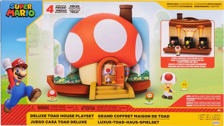 Immagine prodotto Jakks Pacific Super Mario - 2.5 Playset casa del rospo deluxe (413674)
