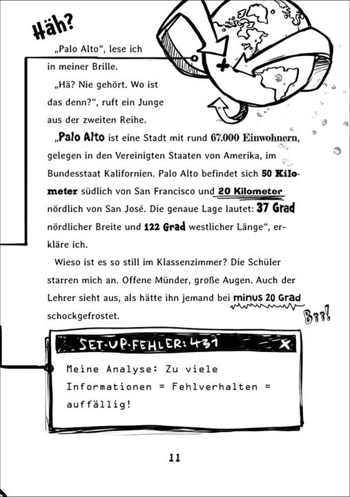 Immagine prodotto Andro, streng geheim! (Band 1) - Fehlermeldung: Schule (Tedesco, Mareikje Vogler, Ripartizione delle banchine, Libri per bambini Loewe, 2021)