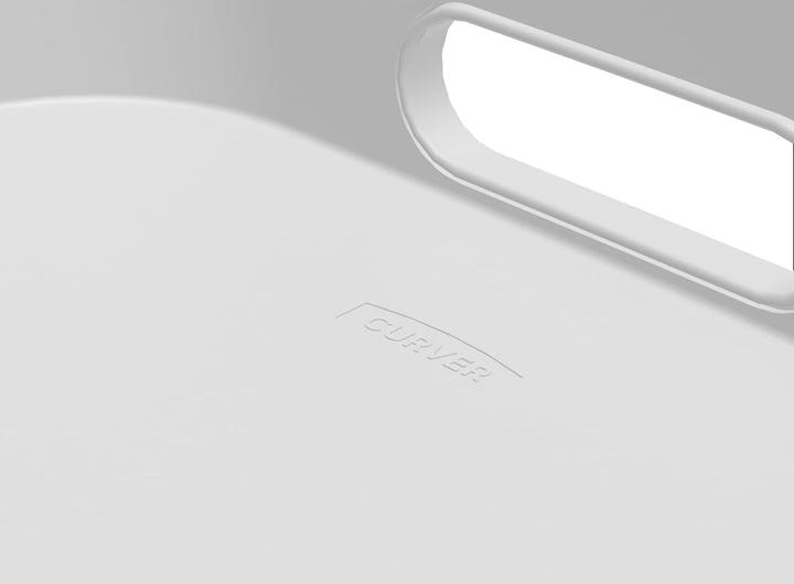 Actual product image Curver Kosz Do Segregacji śmieci 20l /Biały/ Jasny Szary (20 l)
