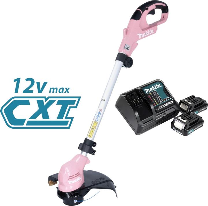 Actual product image Makita UR 100 DZP Cordless lawn trimmer 12 V max. 260 mm pink Solo - without battery, without (Trim line)