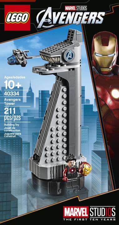 Actual product image LEGO Marvel Avengers toren - 40334 (40334, LEGO Marvel)