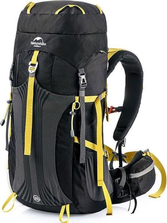 Actual product image Naturehike trekový batoh Hiking 55 + 5l - cerný (60 l)