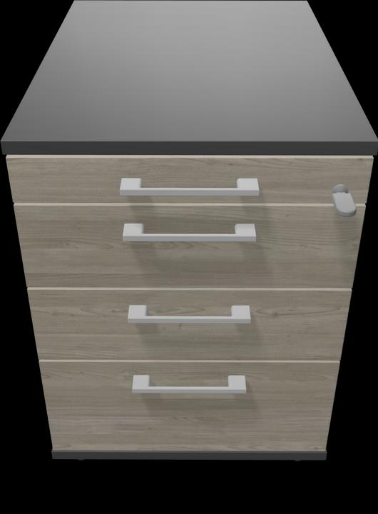 Image du produit Narbutas Caisson à roulettes Optima 8665 (43 x 60 x 59,5 cm)