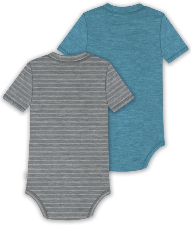 Produktbild Normani 2er Set Baby Merino Kurzarmbody „Tihoi" - 9321 (68)
