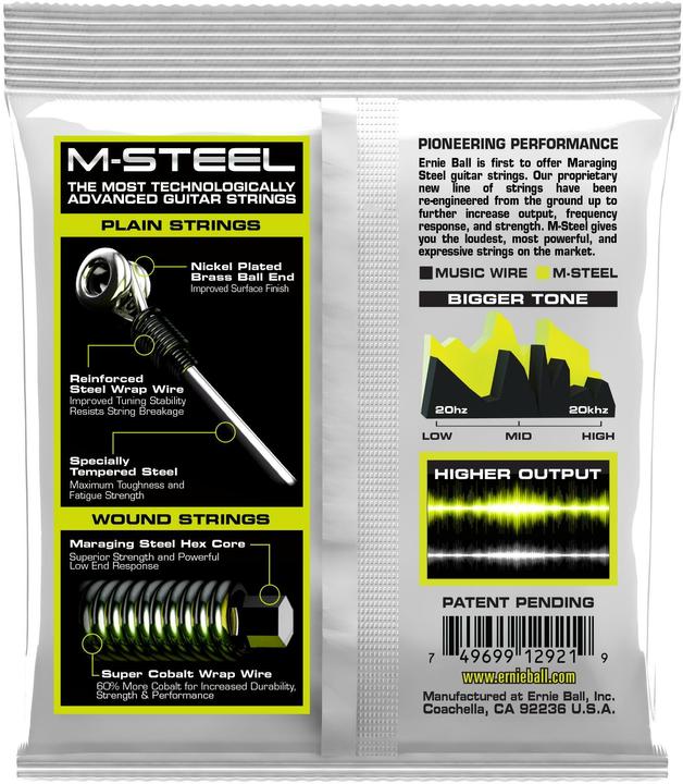 Produktbild Ernie Ball Slinky M-Steel Regular (6 x, E-Gitarre, 0.05")