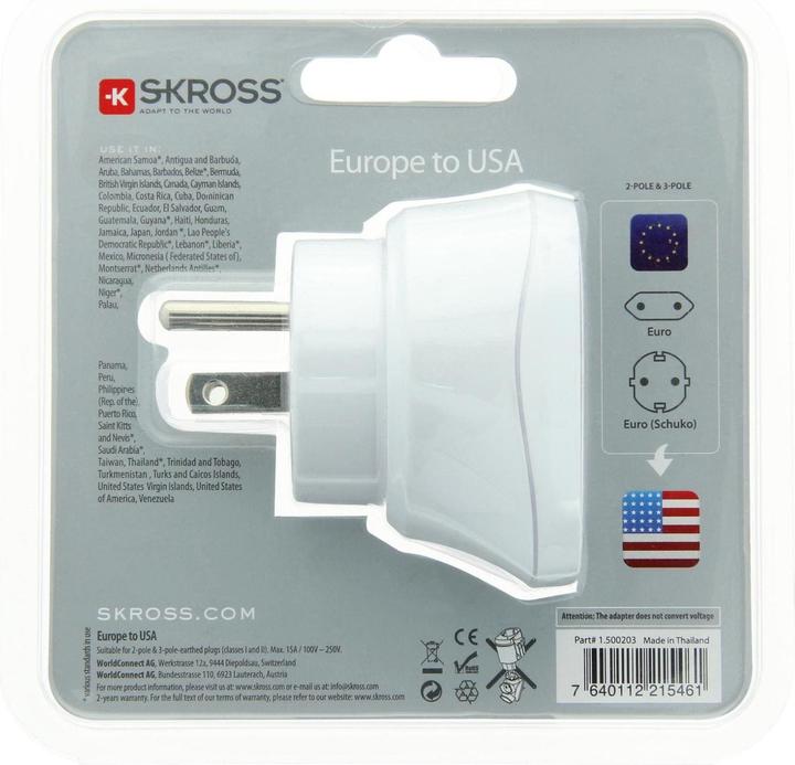 Produktbild Skross Europe to USA