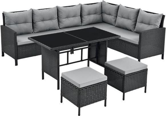 Image du produit Juskys Lounge Manacor Poly rotin
