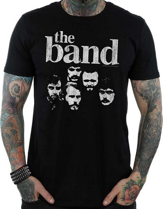 The Band Unisex Adult Heads Cotton T-Shirt (L)