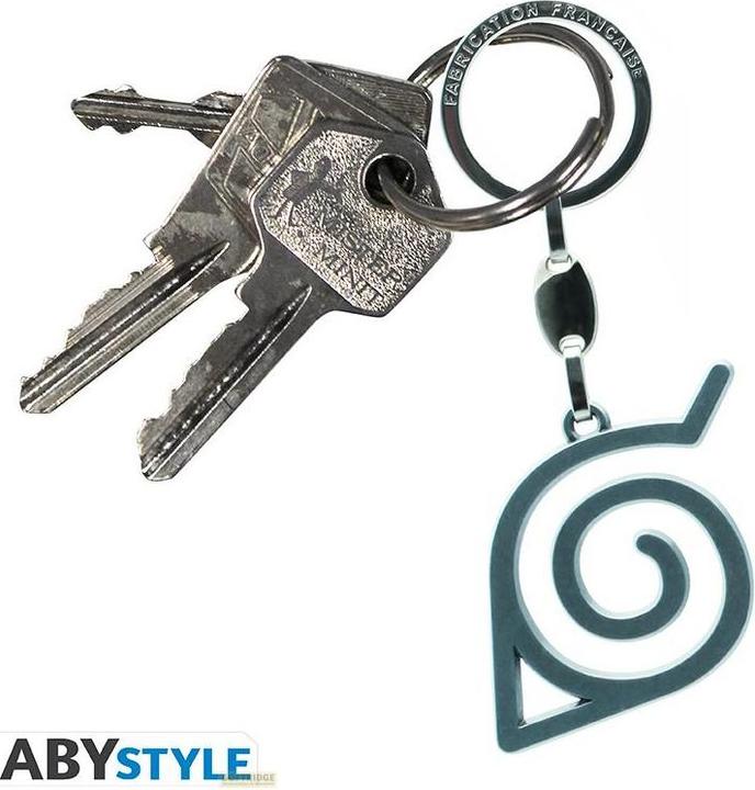Produktbild ABYstyle NARUTO SHIPPUDEN - Keychain 3D Konoha MADE IN FRANCE X2