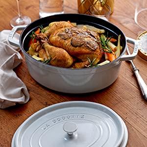 Image du produit Staub Cocotte (31 cm, Cocotte + faitout, Fonte, Émail)