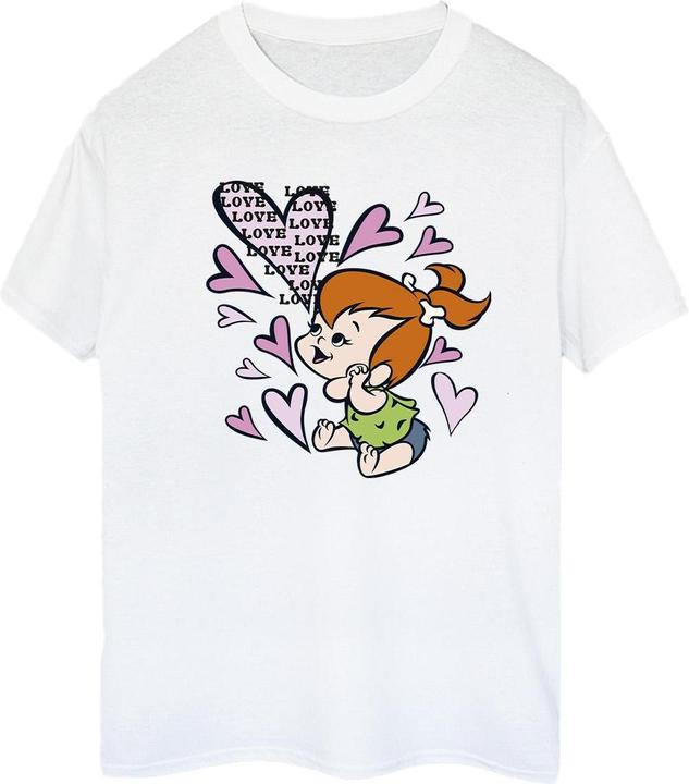 Image du produit The Flintstones - T-shirt PEBBLES LOVE LOVE LOVE - Femme (3XL)