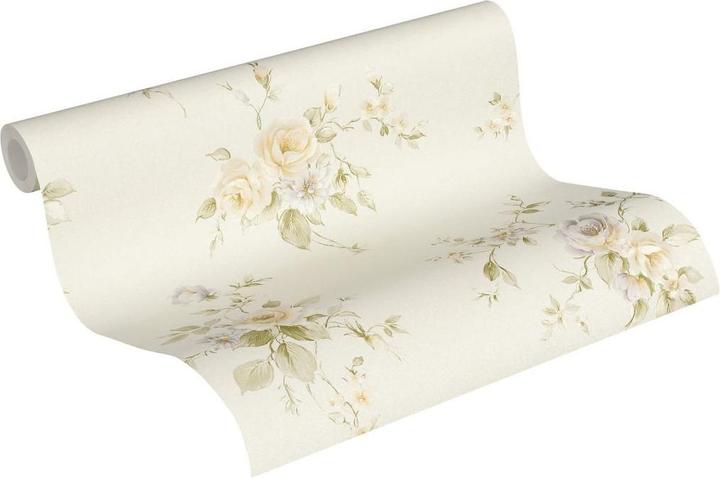 Produktbild A.S. Création Romantico romantisch floral, lila (53 x 1005 cm)
