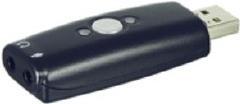 Produktbild Goobay Wentronic USB 2.0 Soundkarte, Transparent (USB)