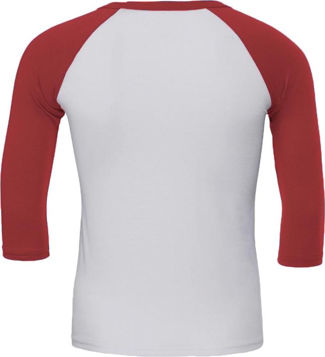 Image du produit Bella Canvas T-shirt baseball en toile 34manches (S)