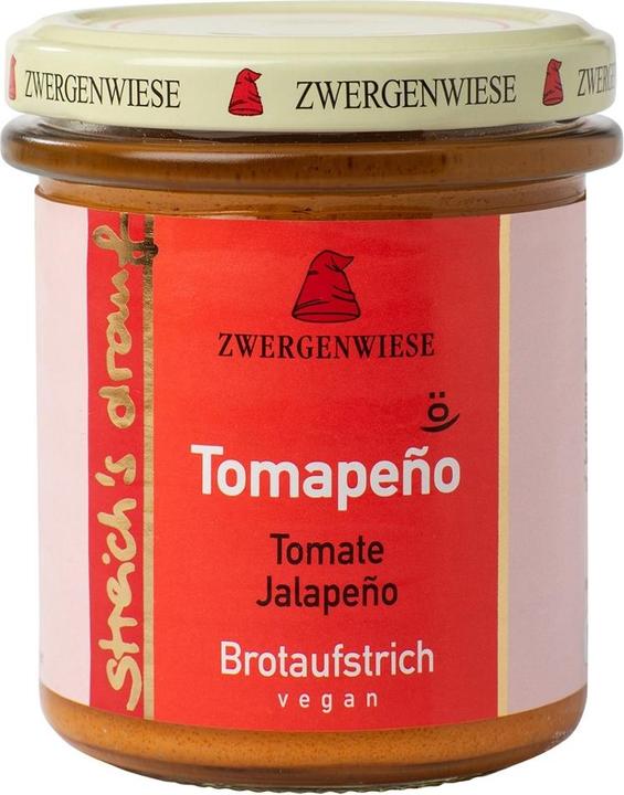 Produktbild Zwergenwiese streich's drauf Tomapeno (Glas) /glf (160 g)