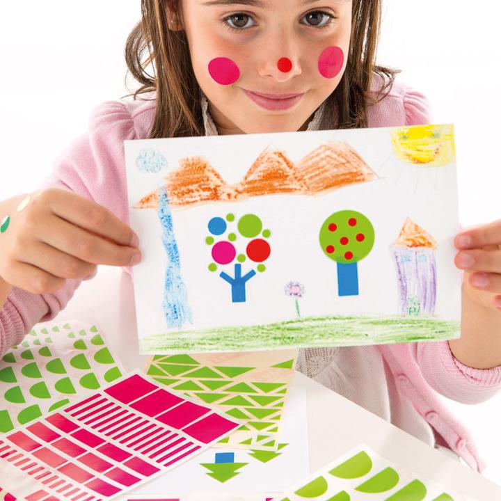 Produktbild Apli Kids Sticker Creative "Rund", auf Rolle, grn