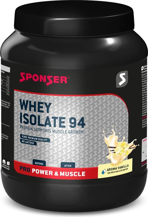 Actual product image Sponser Whey Isolate 94 (Vanilla, 1 pcs., 850 g)