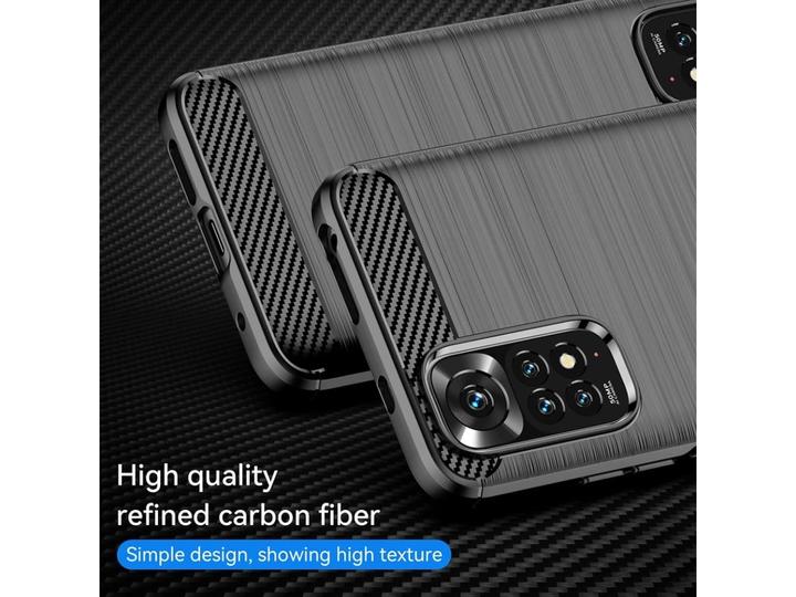 Image du produit Screenguard Xiaomi Redmi Note 11S Housse Carbon Brushed Soft TPU (Xiaomi Redmi Note 11S)