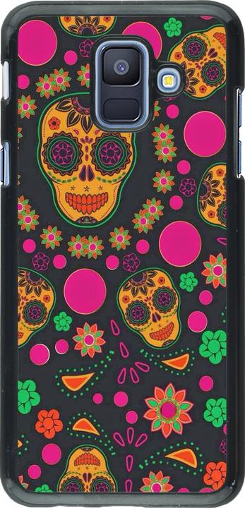 Produktbild PhoneLook Hülle Halloween 22 colorful mexican skulls (Samsung Galaxy A6)