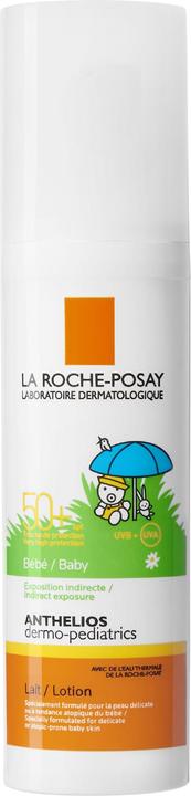 La Roche Posay Anthelios Dermo-Kids Latte per bambini Latte nutriente con protezione solare (Latte solare, SPF 50+, 50 ml, 86 g)