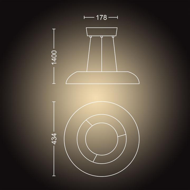 Actual product image Philips Hue Amaze Base BT (3000 lm)