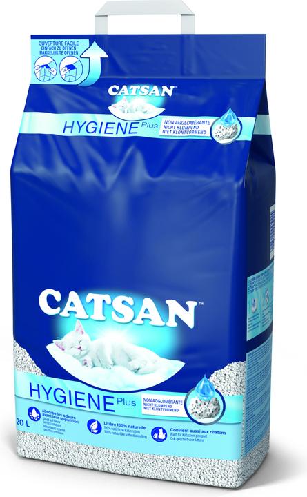 Catsan Hygiene Plus (Profumato, Neutralizzante, Non agglomerante, 10 kg)