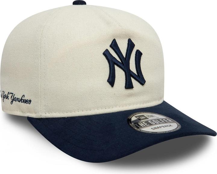 New Era Golfer Snapback Cap - New York Yankees Beige (One size)