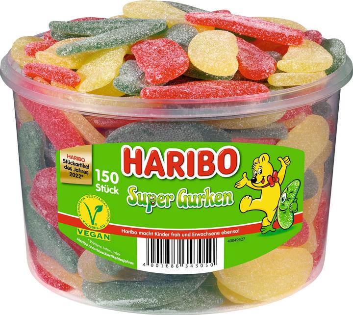 Immagine prodotto Haribo Cetrioli acidi (150 pz., 1350 g)