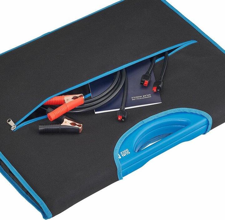 Image du produit Ective SunDock 100W USB Sac solaire 12V Panneau solaire mobile Panneau solaire pliable (100 W, 3.80 kg)