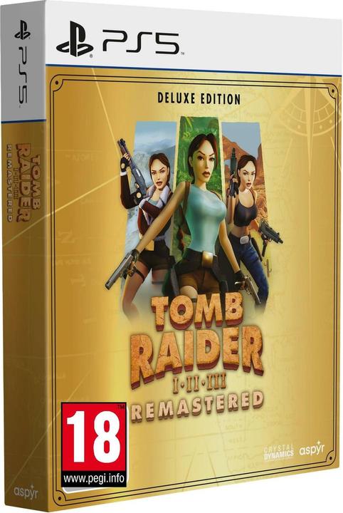 Produktbild Aspyr Tomb Raider 1-3 PS-5 Remastered Deluxe Edition (PS5, DE, EN, IT, FR)