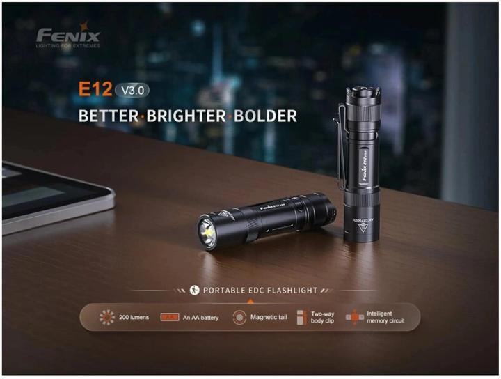 Actual product image Fenix Taschenlampe E12 (8.10 cm, 200 lm)
