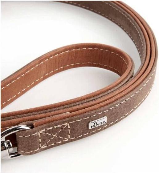 Image du produit Hunter Laisse réglable Porto, tabac/cognac (S, Chien, Sport canin)
