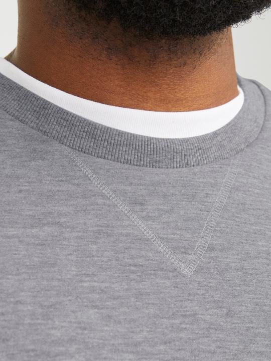 Produktbild Jack & Jones Plus Size Einfarbig Sweatshirt mit Rundhals Sweatshirt mit Rundhals (8XL)