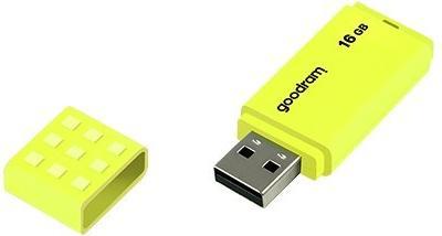 Actual product image Goodram UME2 - 16 GB - USB Type-A - 2.0 - 20 MB/s - 9 g - yellow (16 GB, USB-A)