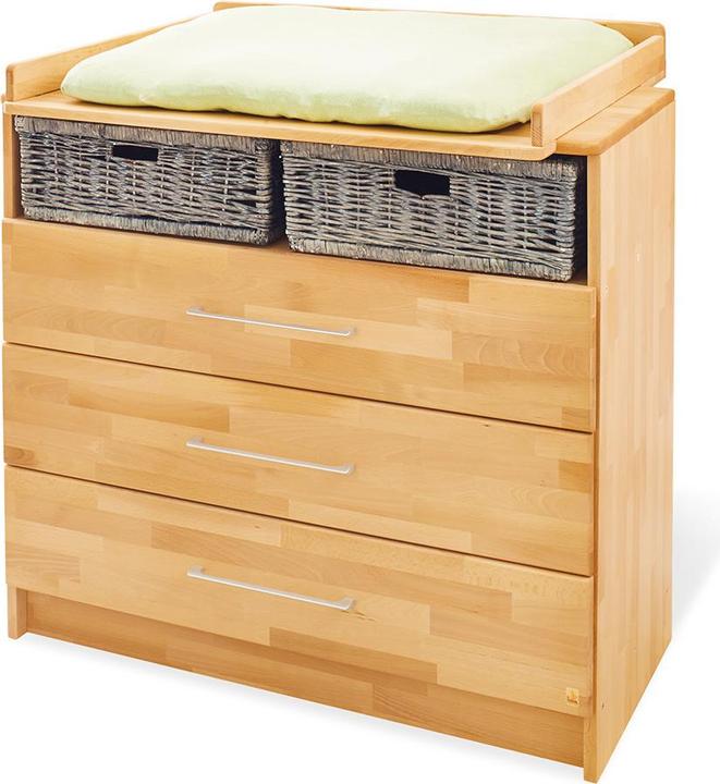 Actual product image Pinolino Youth room "Natura" wide large with loft bed, 3-pcs. (Children's wardrobes)